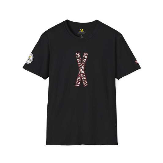 Vibe X Tee | Retro Red & White Graphic T-shirt