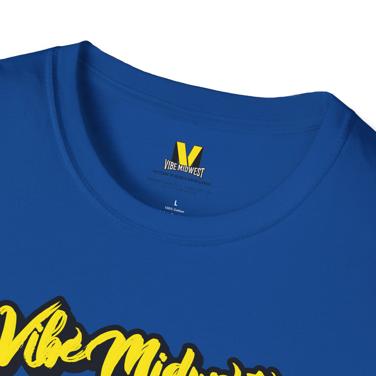 Vibe Spirit Tee | Graffiti Yellow & Black Graphic Tee