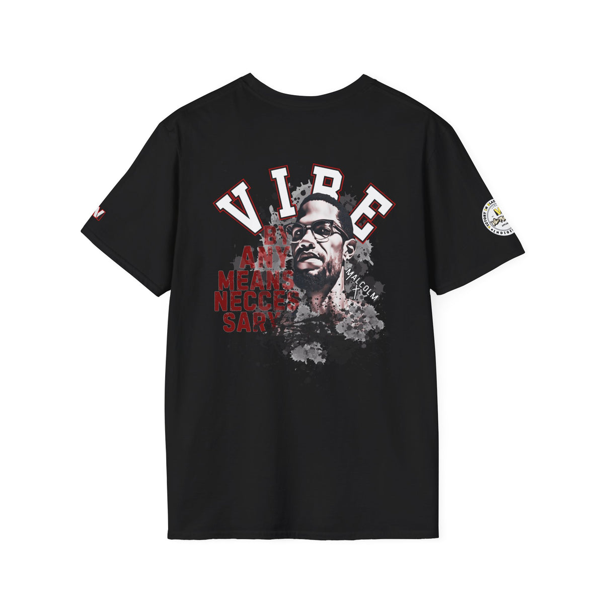 Vibe X Tee | Retro Red & White Graphic T-shirt
