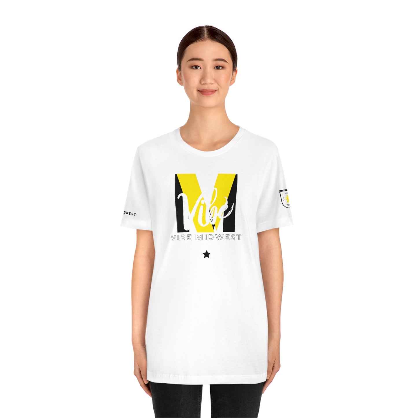 "Vibe"  Cross Logo Tee