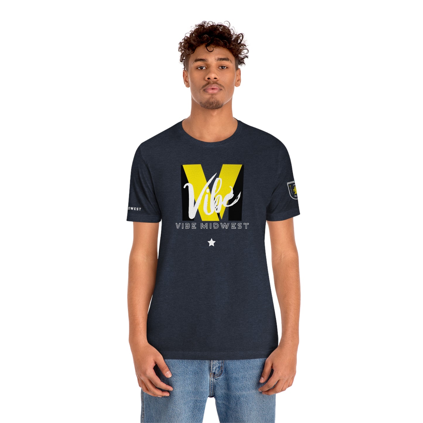 "Vibe"  Cross Logo Tee