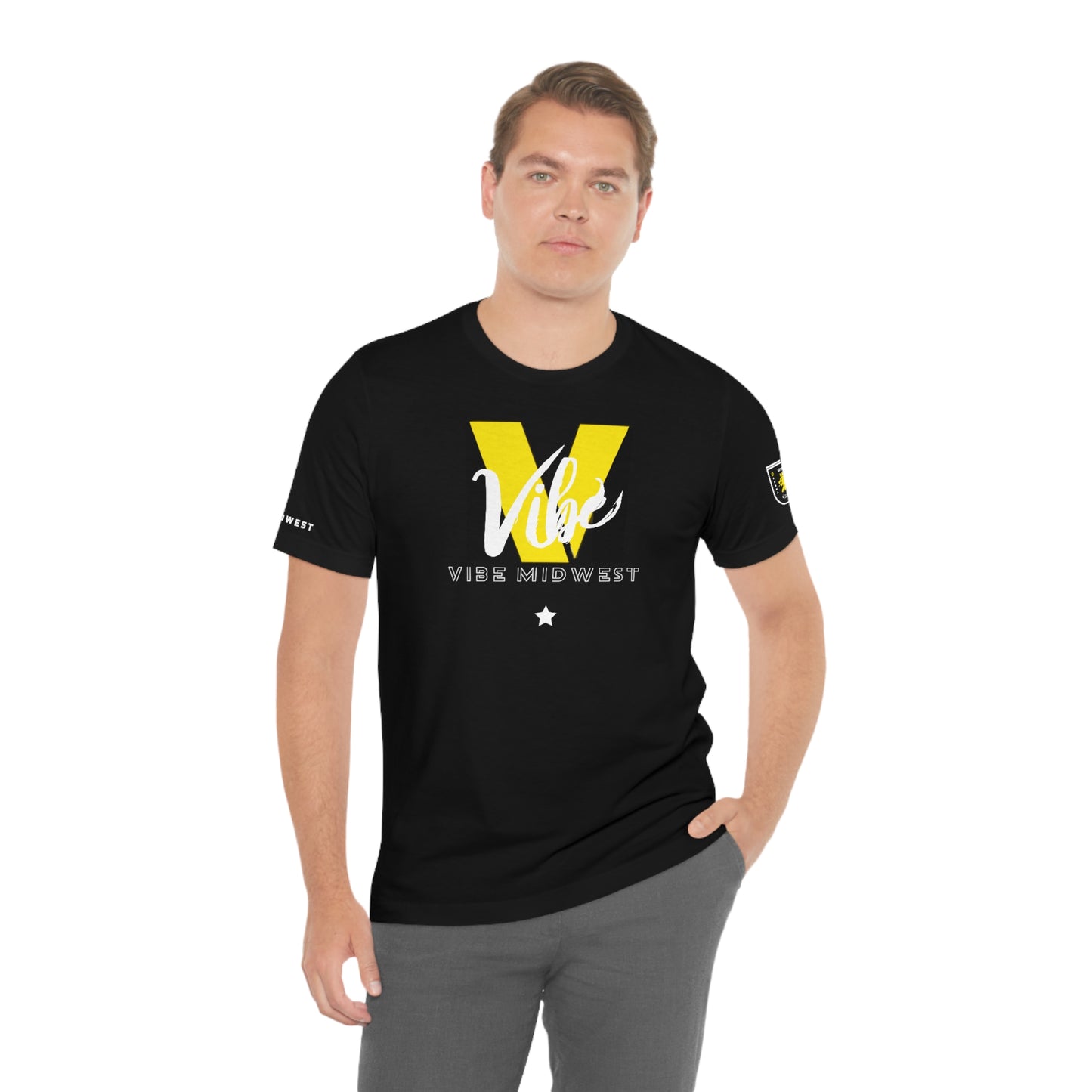 "Vibe"  Cross Logo Tee