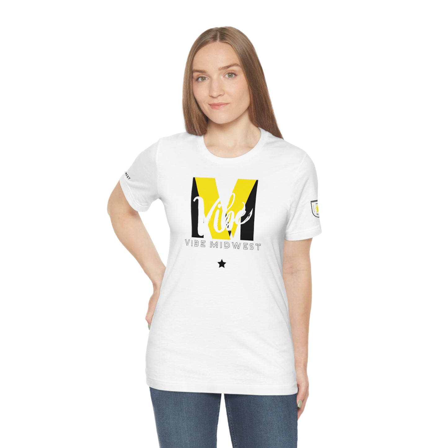 "Vibe"  Cross Logo Tee