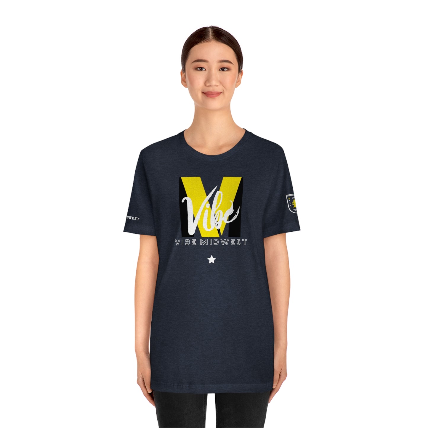 "Vibe"  Cross Logo Tee