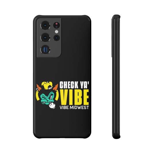 "Check Ya' Vibe" Scrappy Cat Android Phone Case