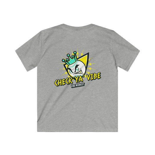 "Check Ya' Vibe" Baseball King Tee