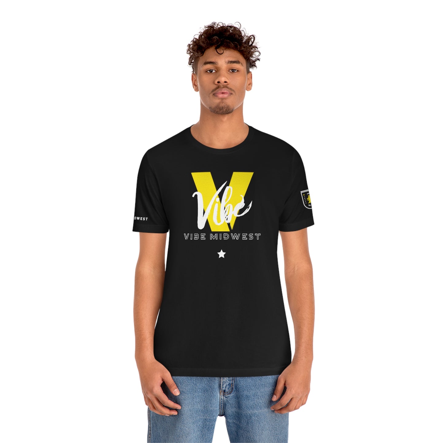 "Vibe"  Cross Logo Tee