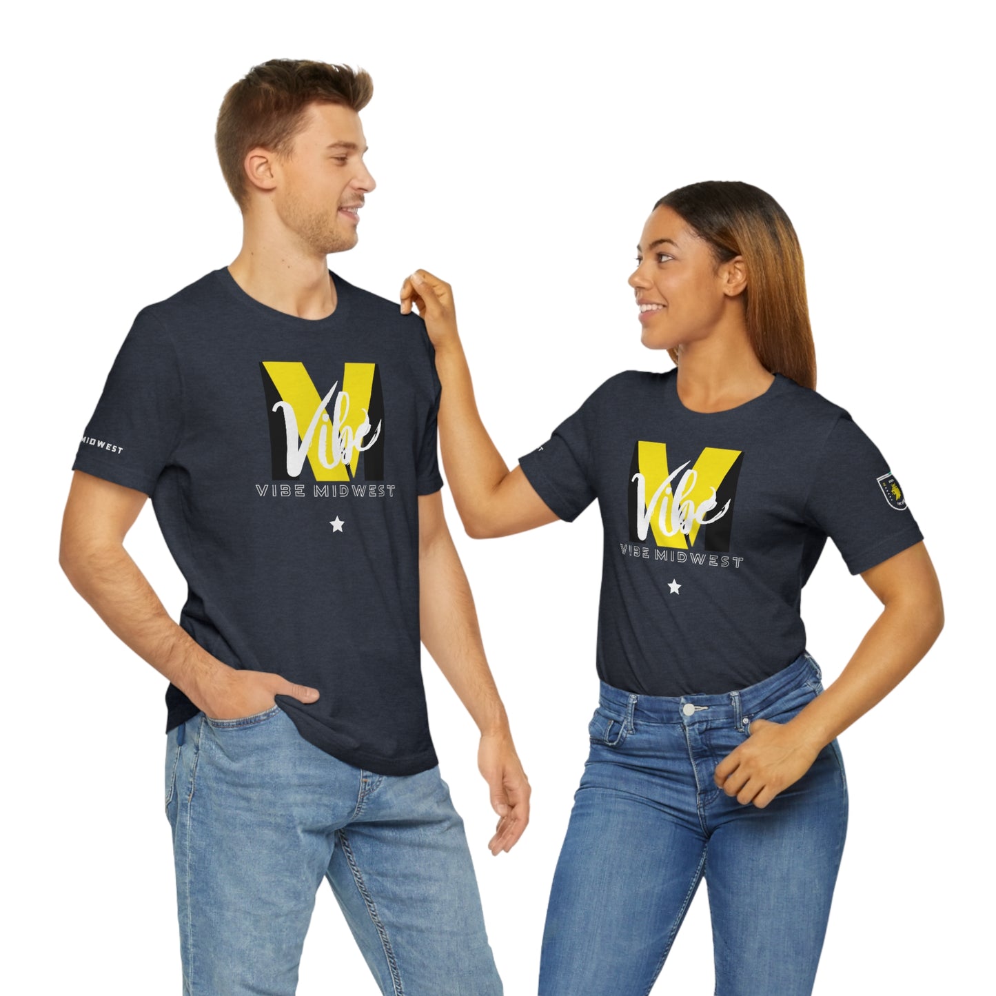 "Vibe"  Cross Logo Tee
