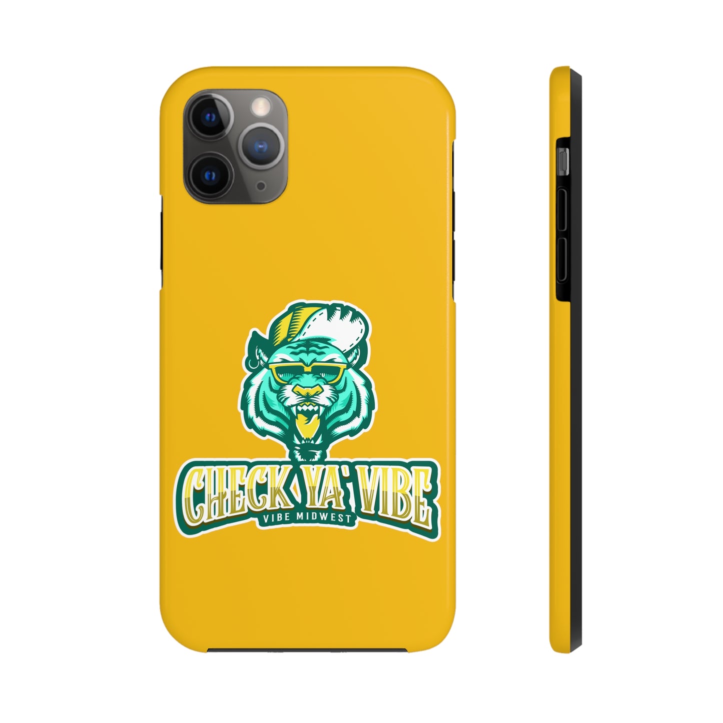 "Check Ya' Vibe" Shady Tiger  iPhone Phone Case