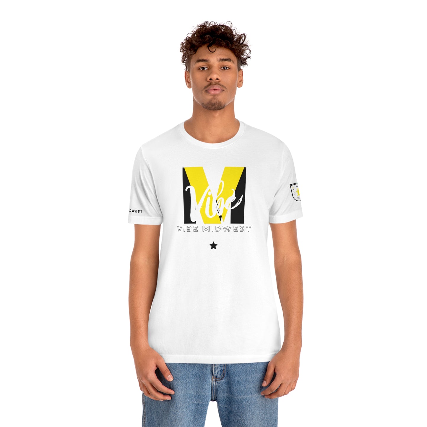 "Vibe"  Cross Logo Tee