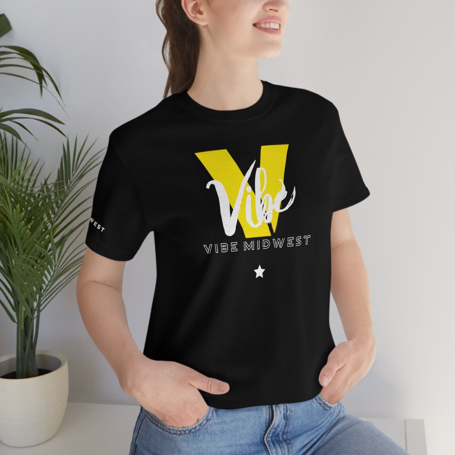 "Vibe"  Cross Logo Tee