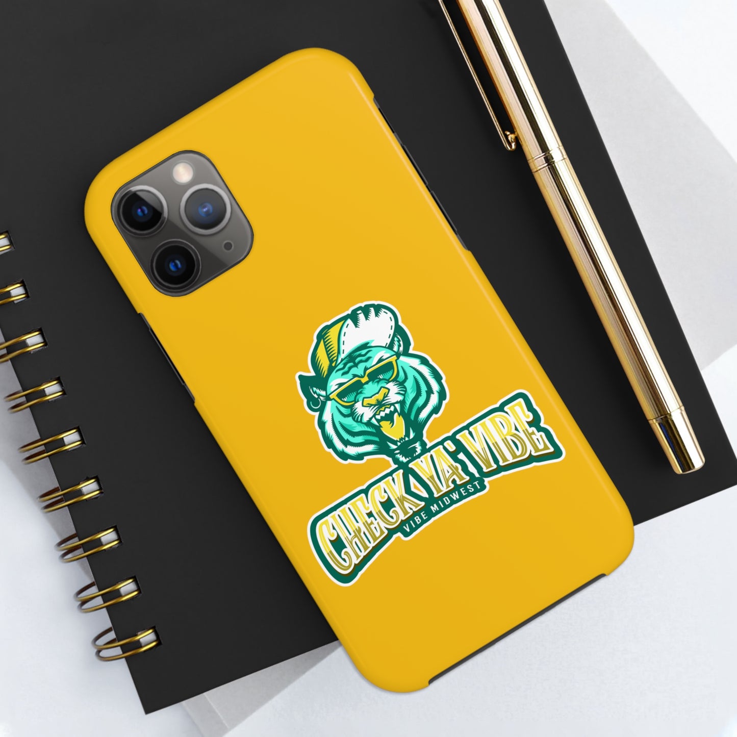 "Check Ya' Vibe" Shady Tiger  iPhone Phone Case