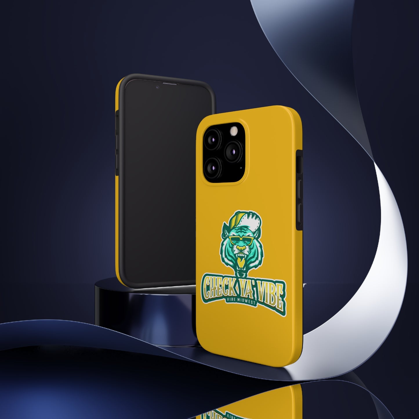 "Check Ya' Vibe" Shady Tiger  iPhone Phone Case