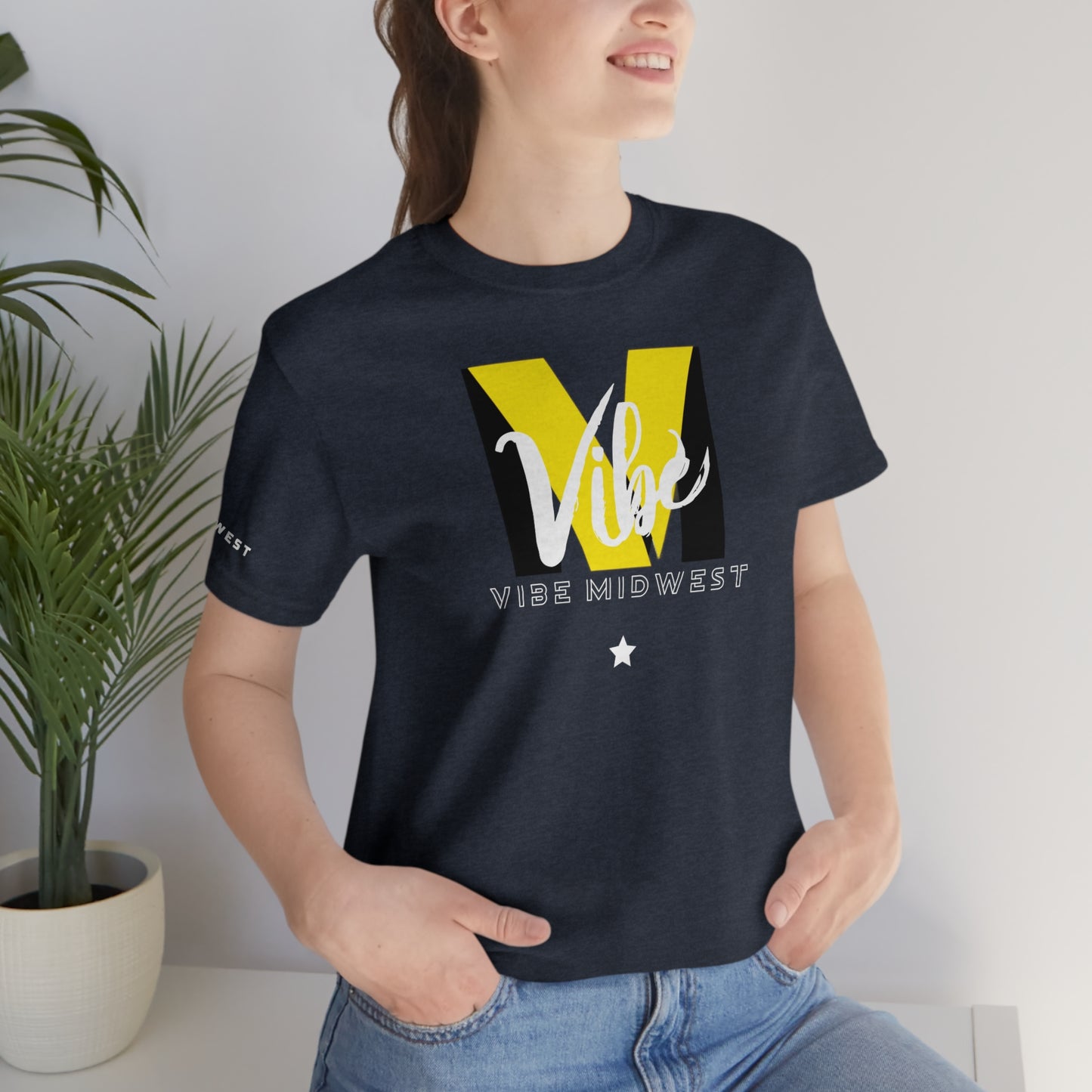 "Vibe"  Cross Logo Tee
