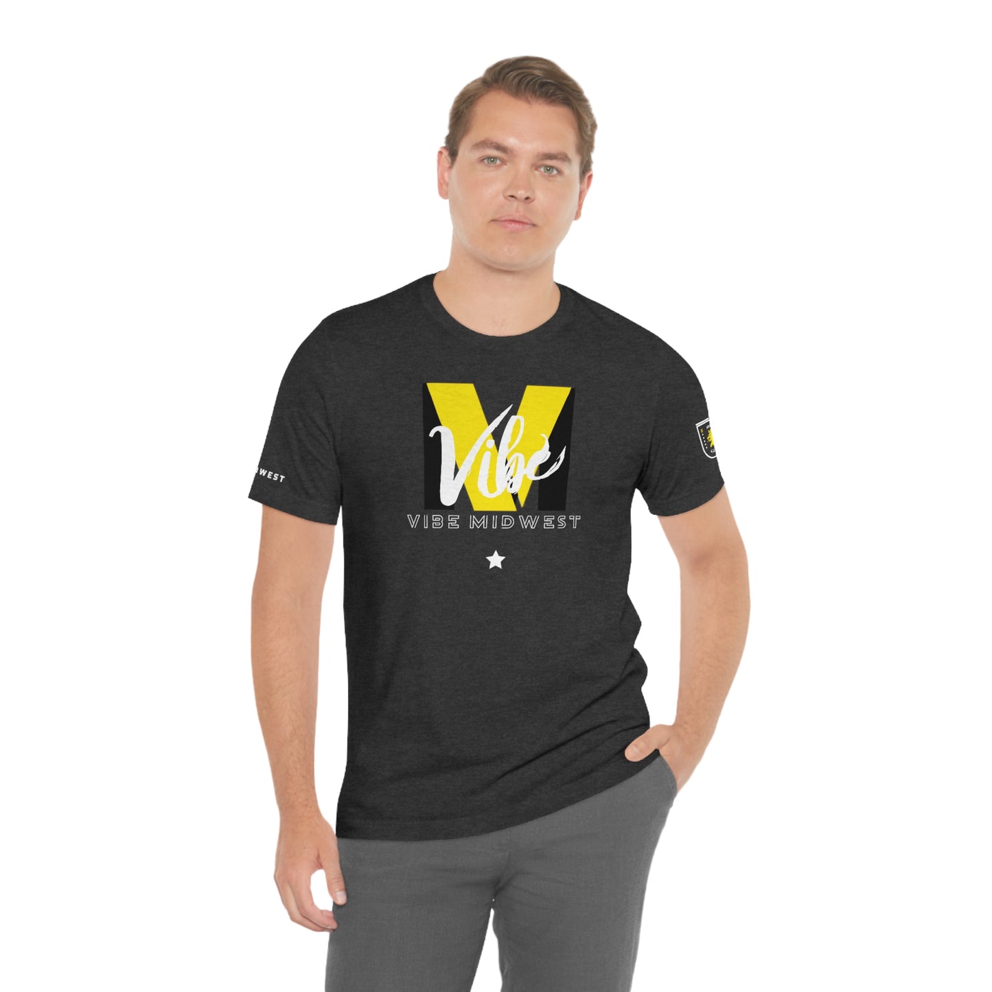 "Vibe"  Cross Logo Tee