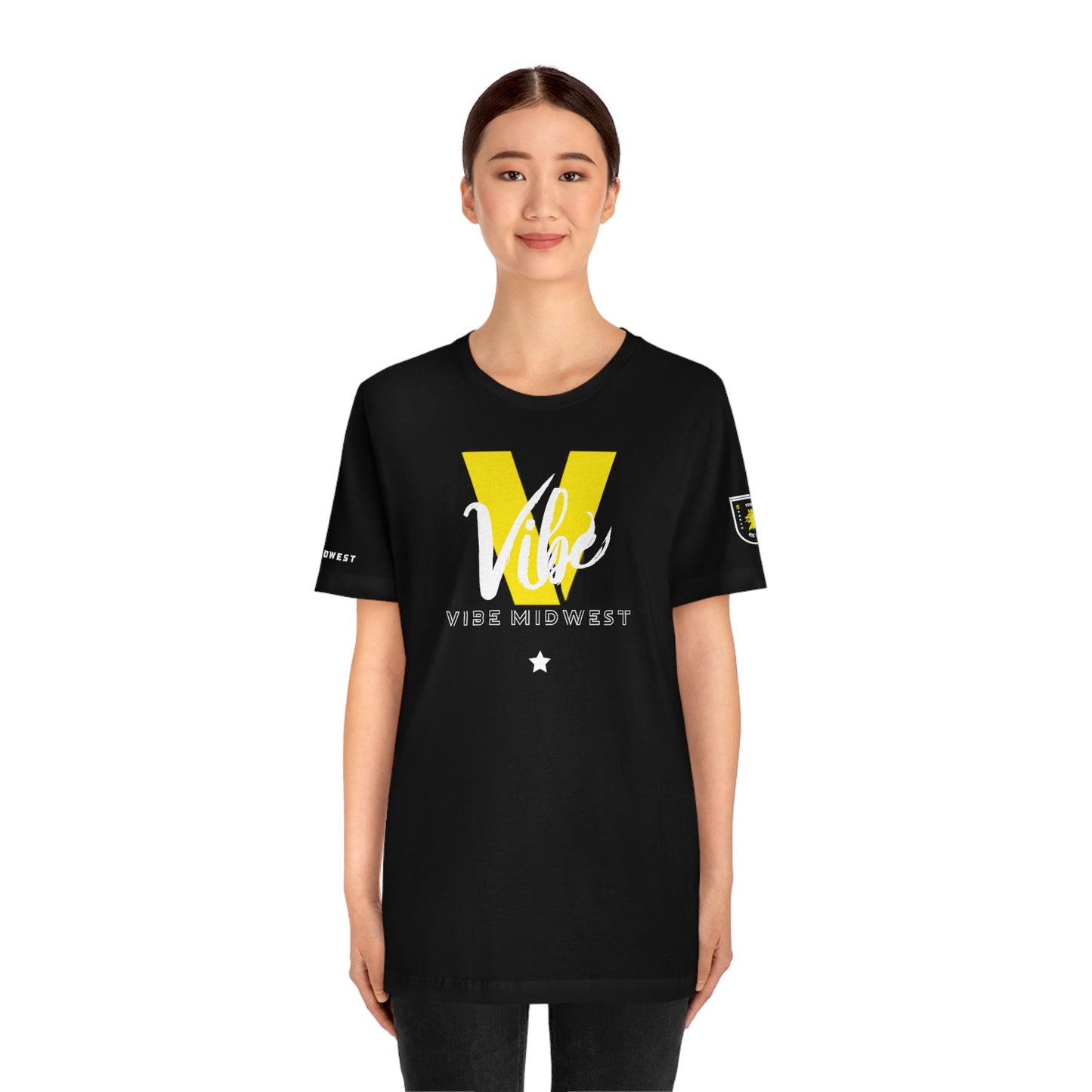 "Vibe"  Cross Logo Tee