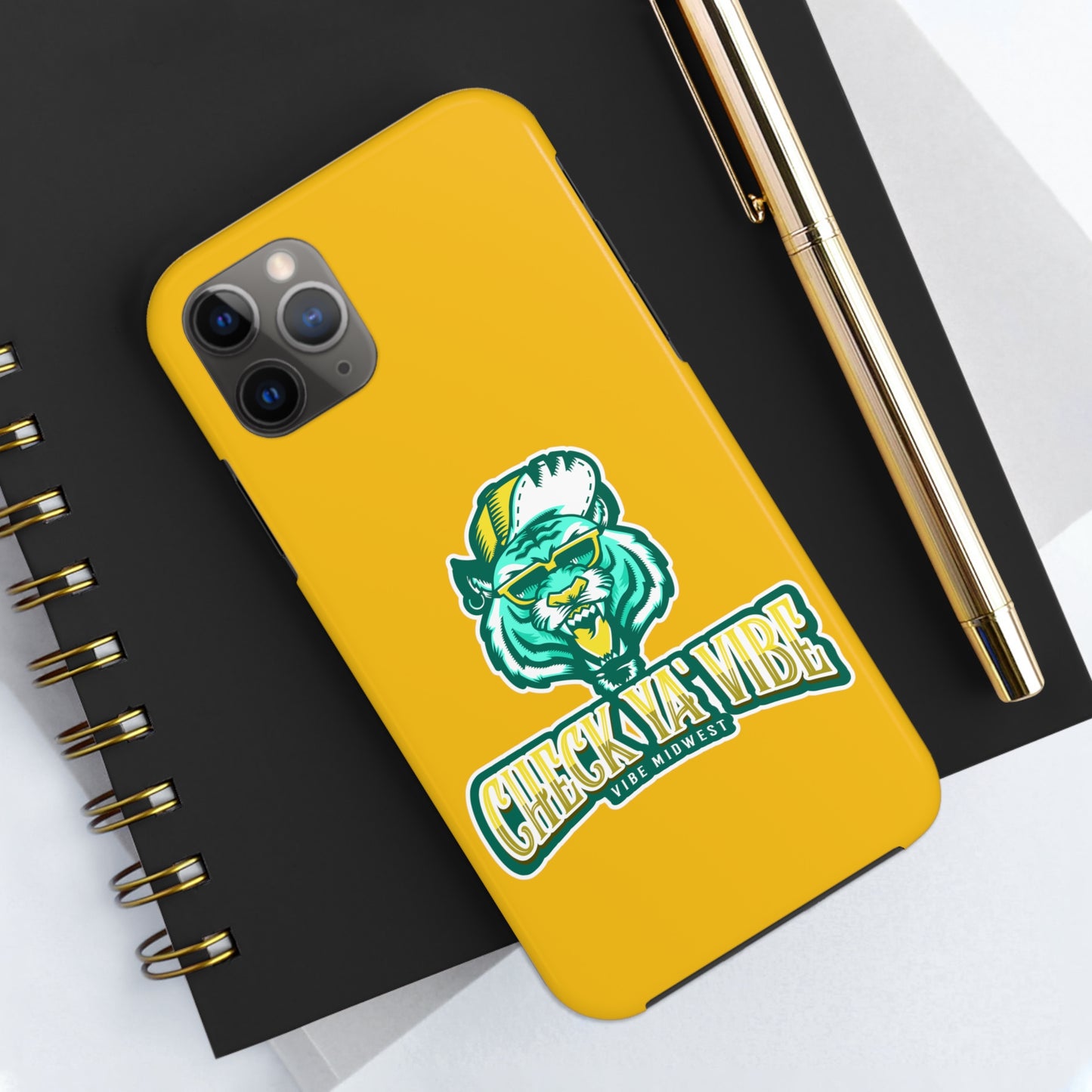 "Check Ya' Vibe" Shady Tiger  iPhone Phone Case