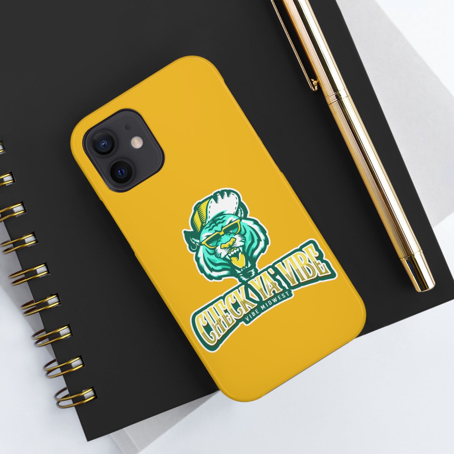 "Check Ya' Vibe" Shady Tiger  iPhone Phone Case