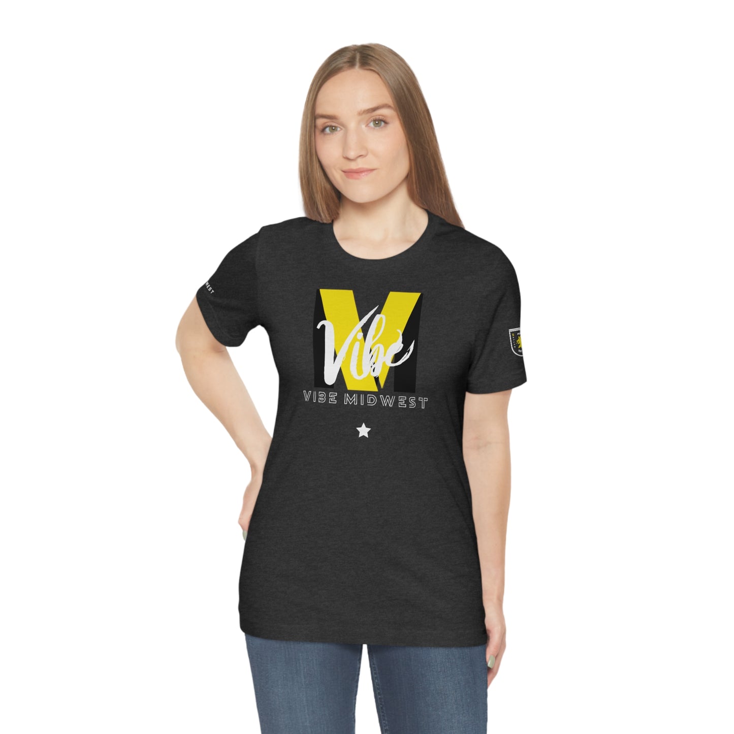 "Vibe"  Cross Logo Tee