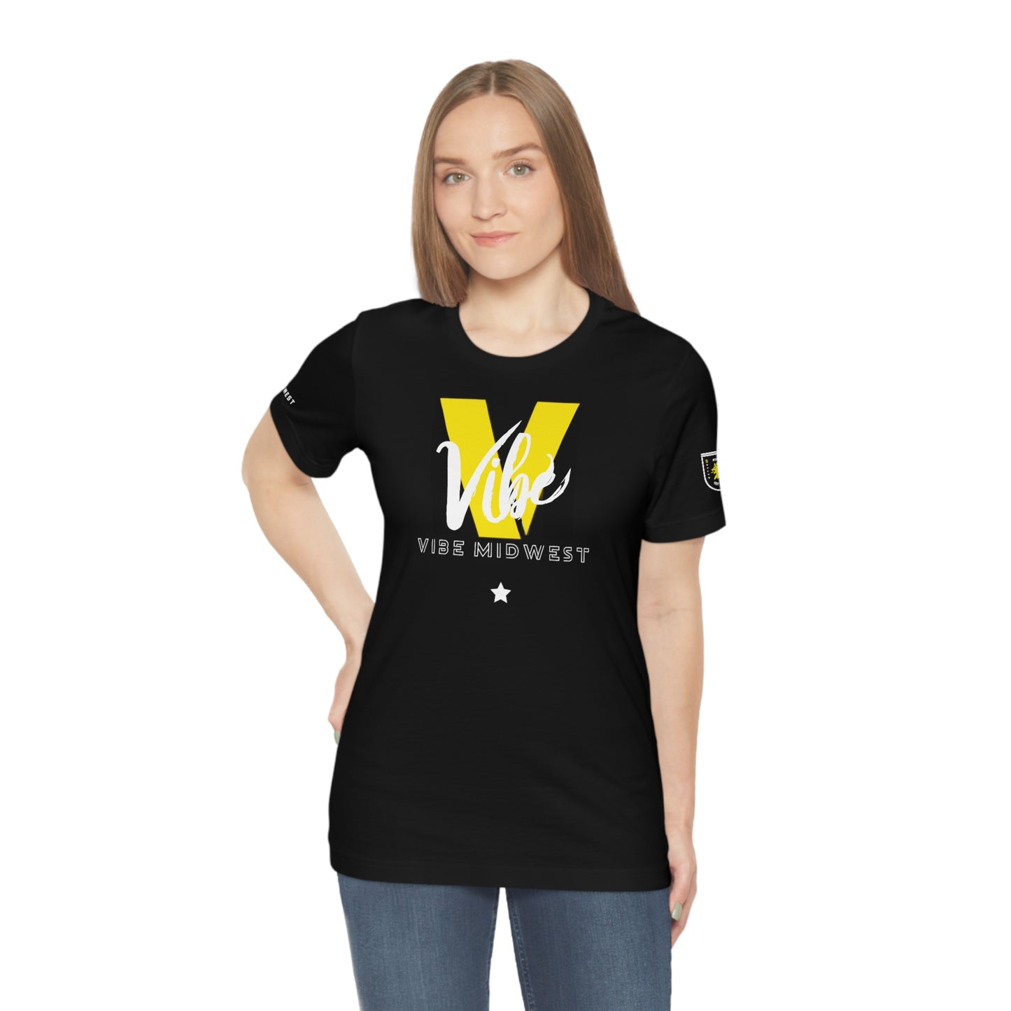 "Vibe"  Cross Logo Tee