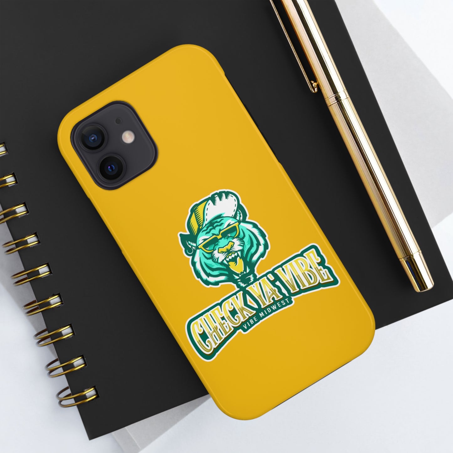 "Check Ya' Vibe" Shady Tiger  iPhone Phone Case