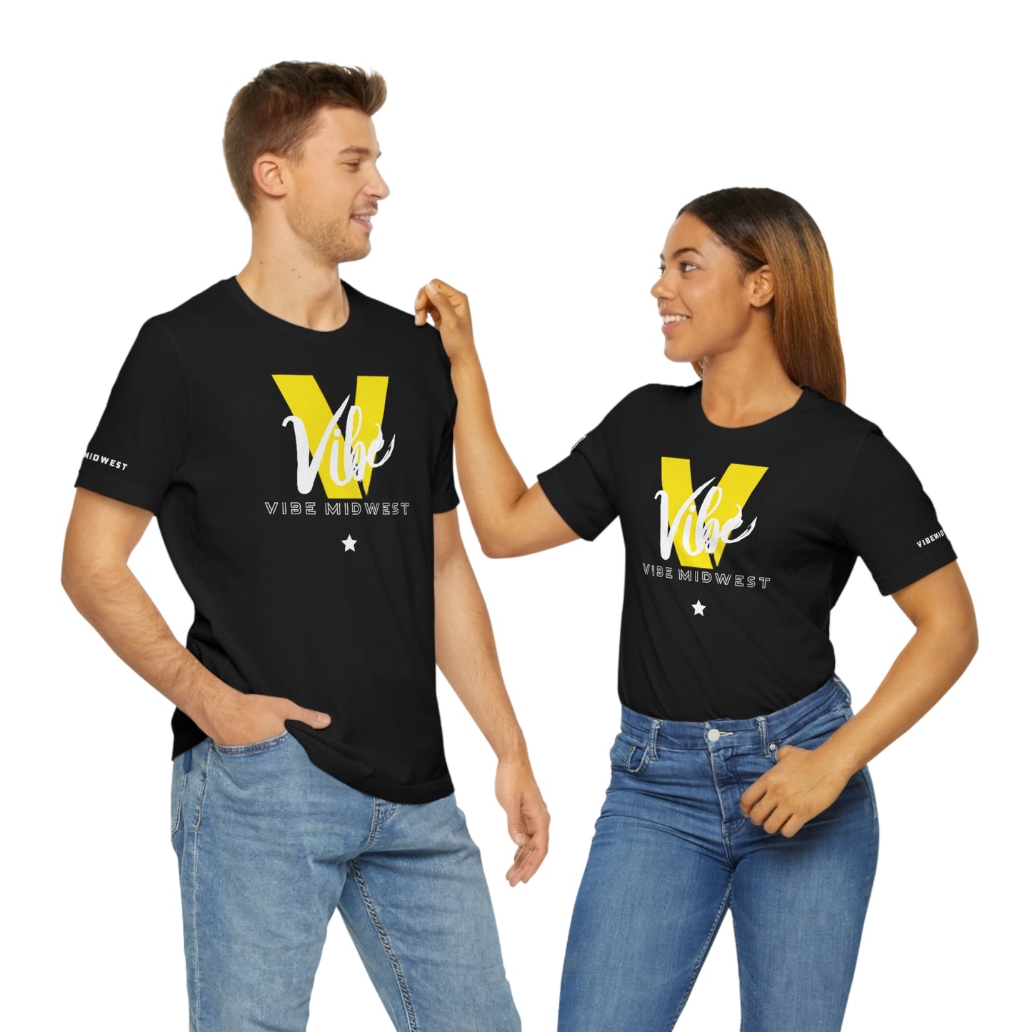 "Vibe"  Cross Logo Tee