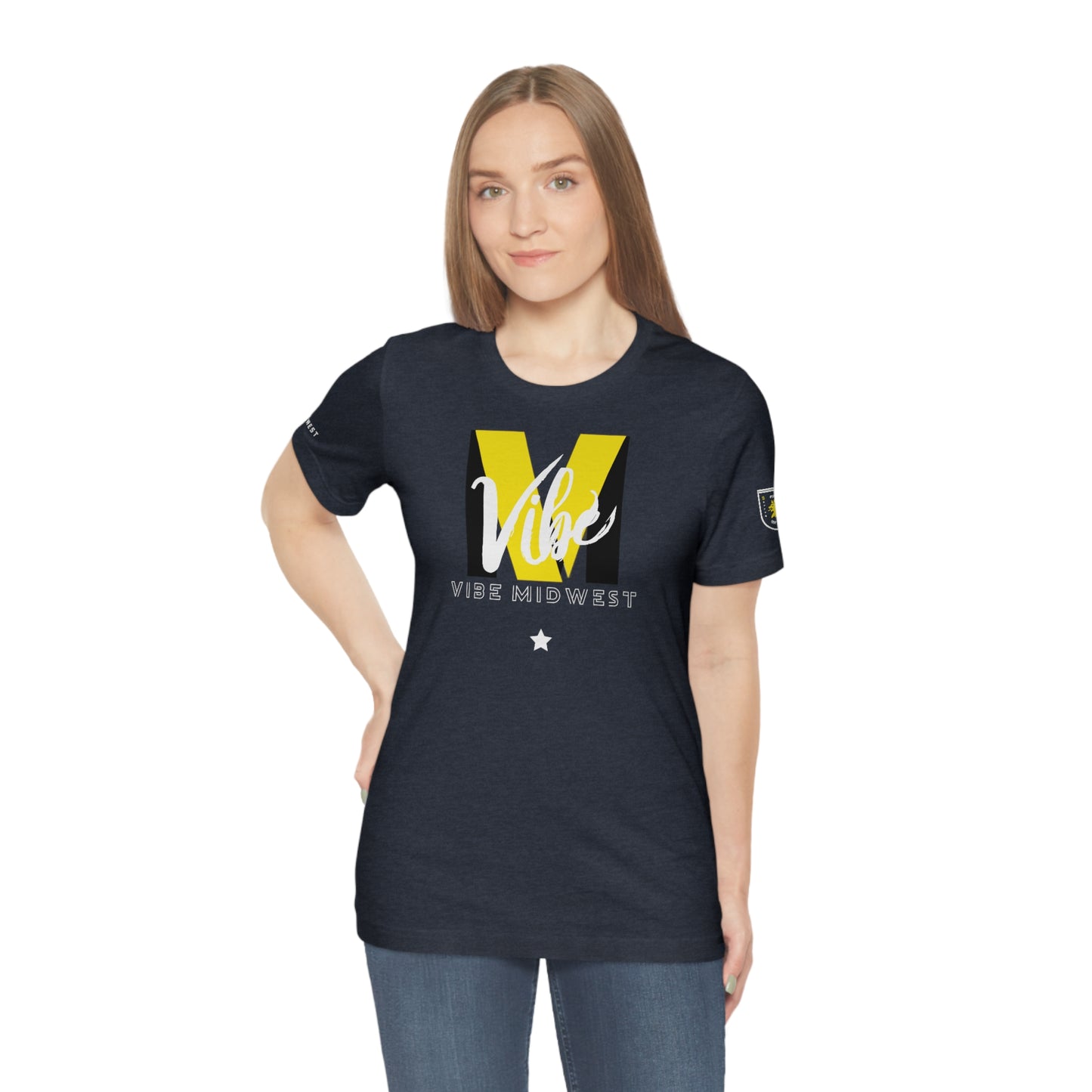 "Vibe"  Cross Logo Tee